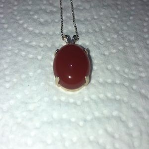 Carnelian 925 sterling silver.